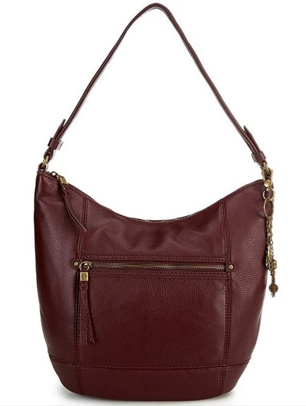 The Sak - Sequoia Leather Hobo Bag in Black Cherry 🍒